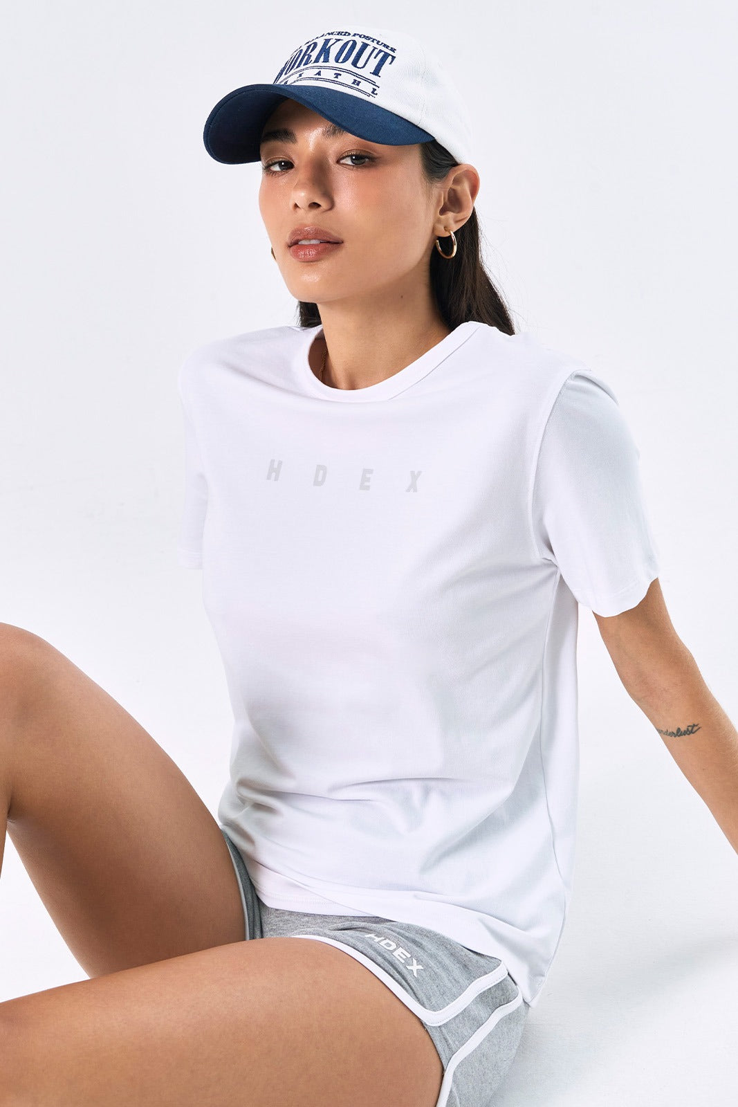 HDEX Womens Mond Standard Fit Short Sleeve White
