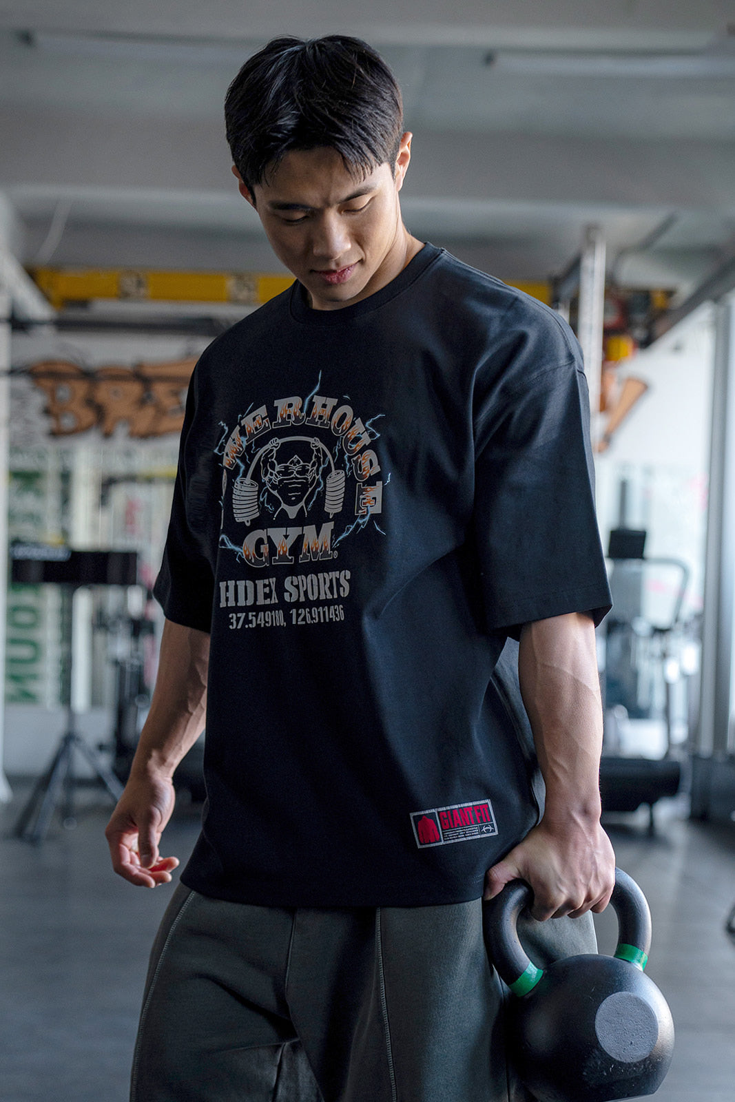 HDEX Power House Giant Short Sleeve Black