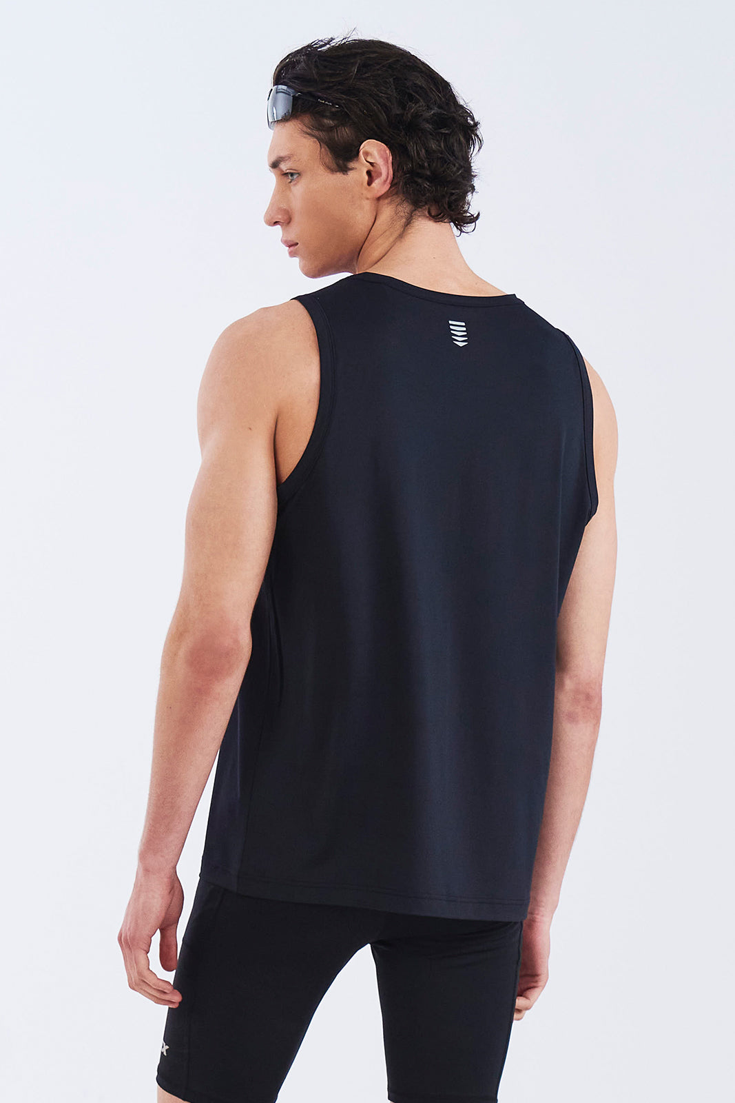 HDEX Baju Korea Olahraga Assist Core Sleeveless Black Pria Fitness