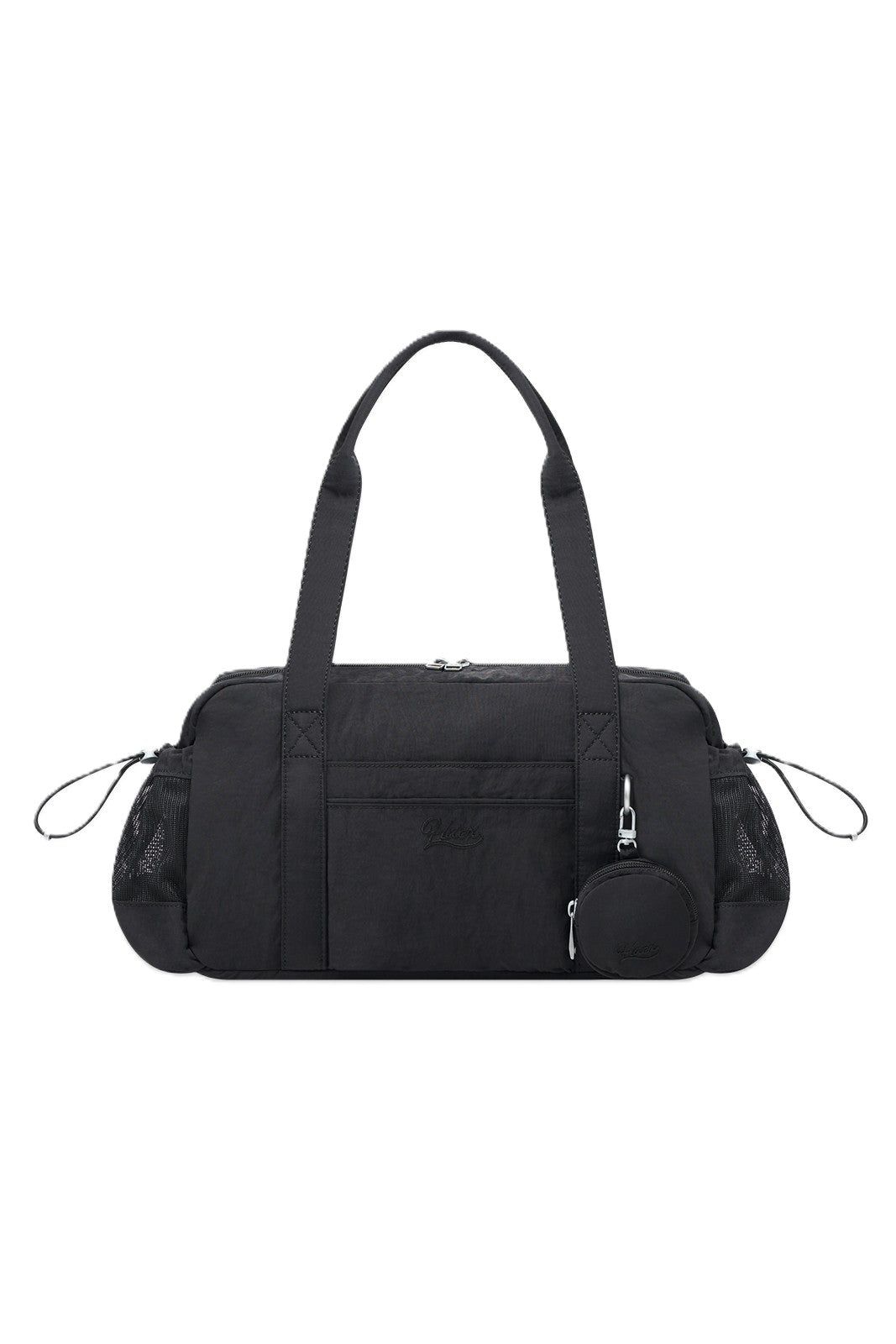 HDEX Glossy Pouch Duffle Bag Black