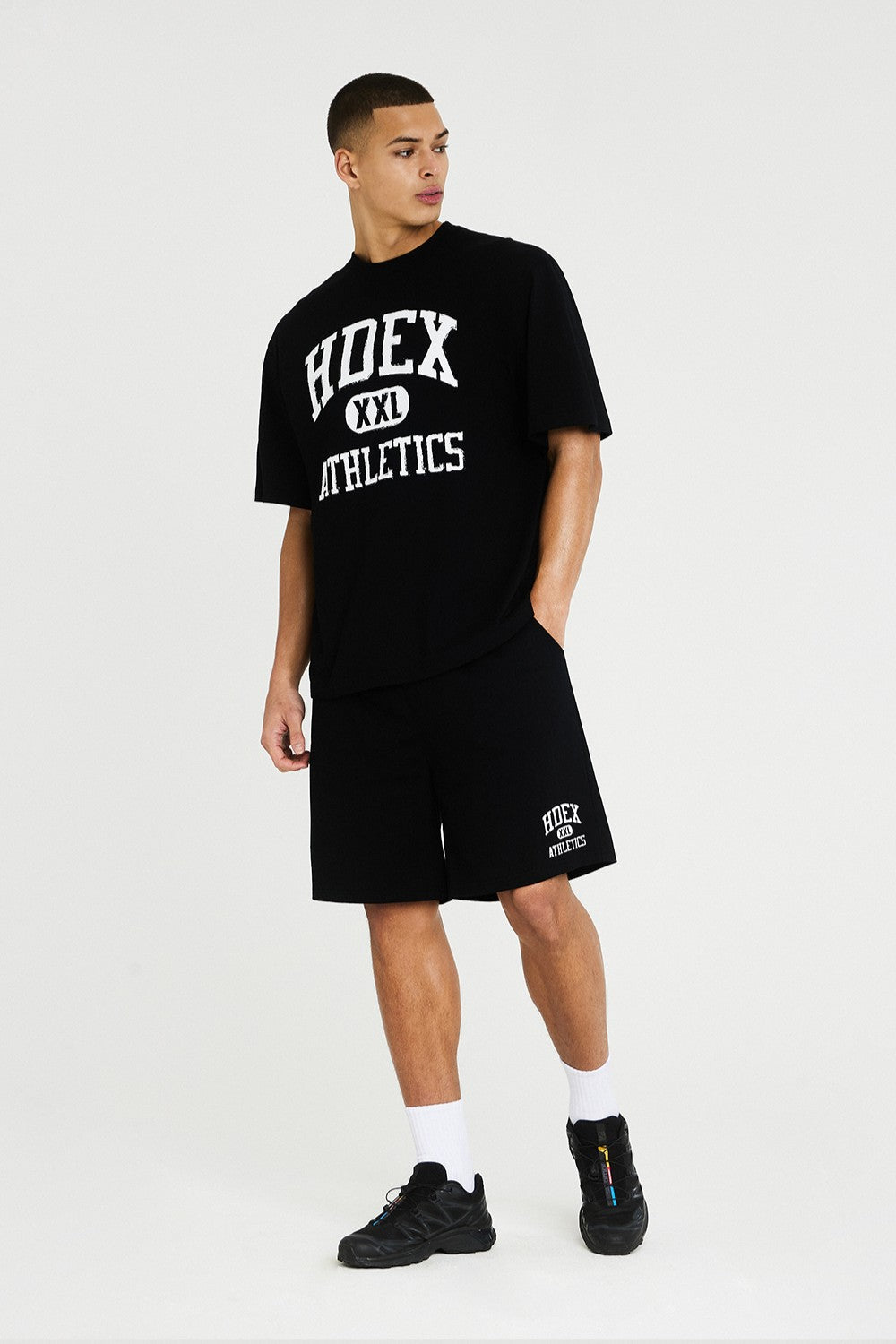 HDEX Varsity Short Sleeve Black