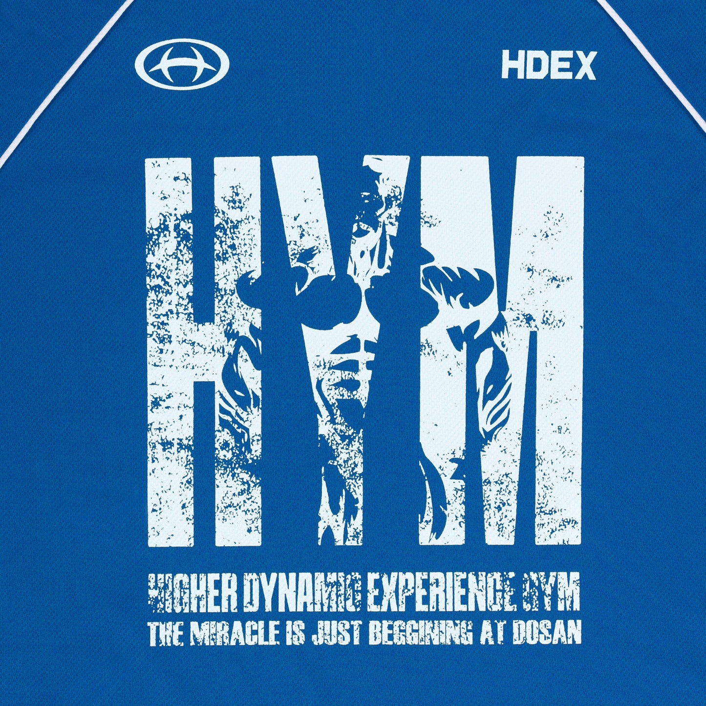 HDEX HYM Performance Mesh Short Sleeve Blue
