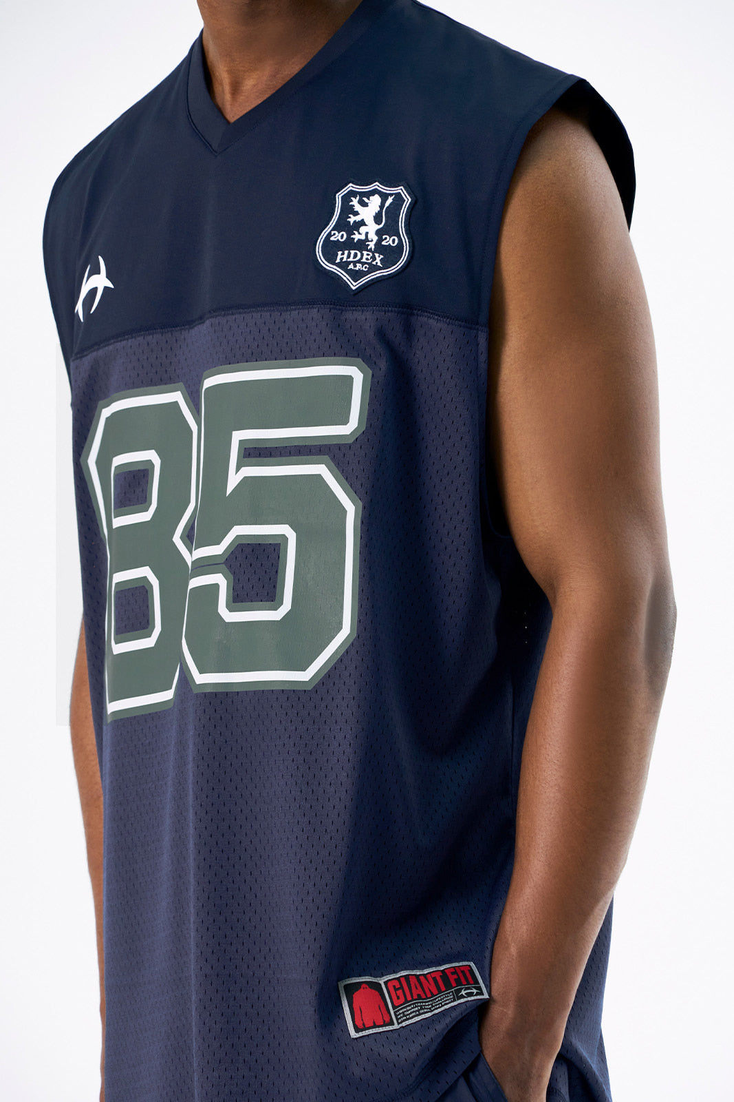 HDEX Mesh Football Sleeveless Navy