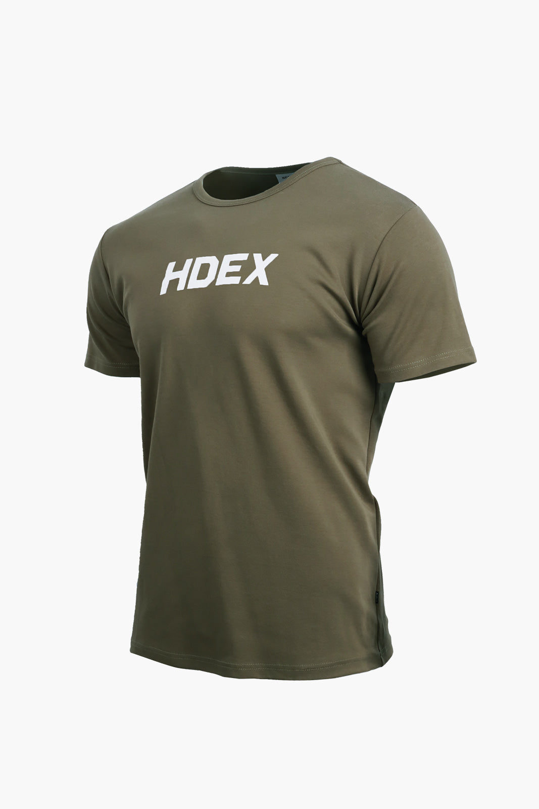 HDEX Main Logo Muscle Fit Sleeve T-Shirt White Navy