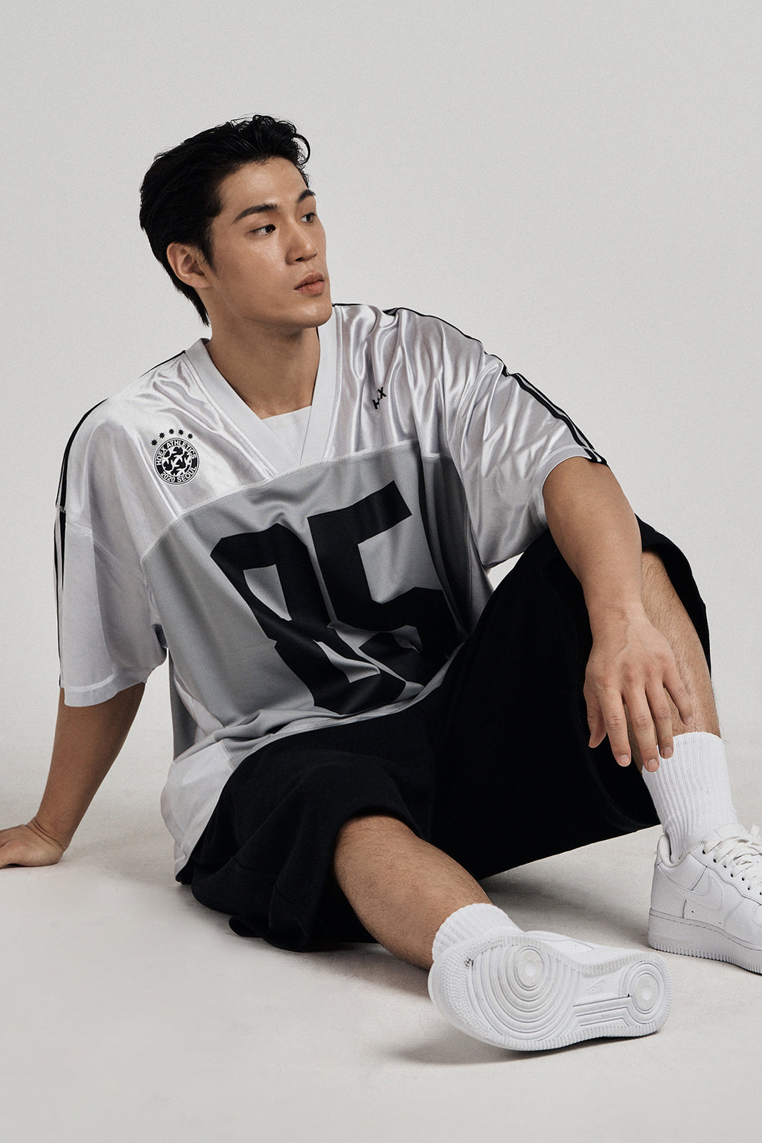HDEX Mixed Mesh Lifters Short Sleeve Silver