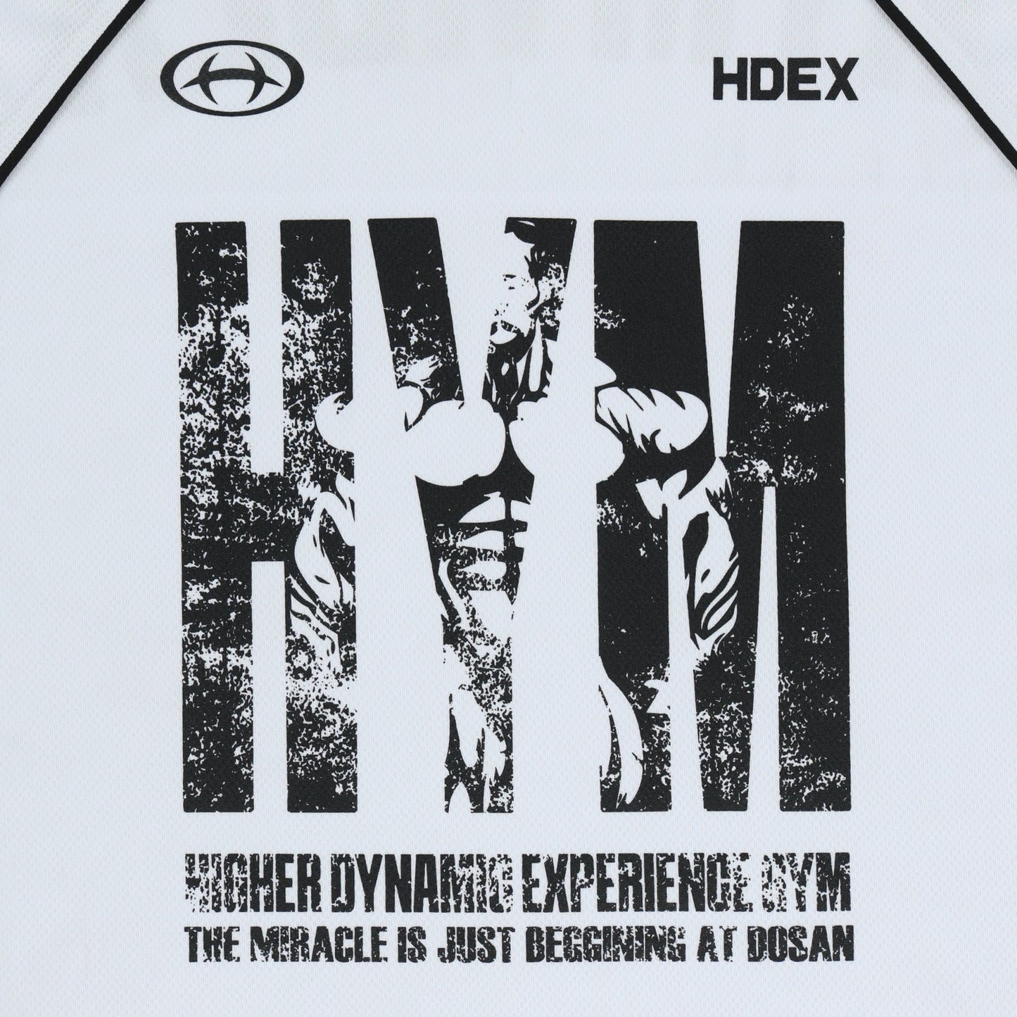 HDEX HYM Performance Mesh Short Sleeve White
