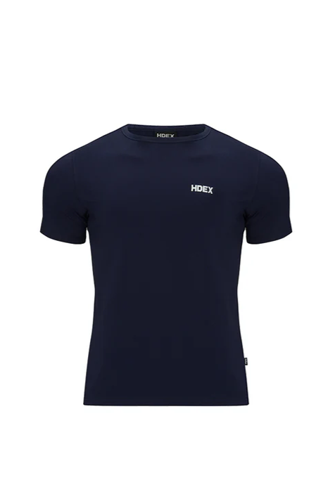 HDEX Main Small Logo Air Muscle Fit Short Sleeve Black