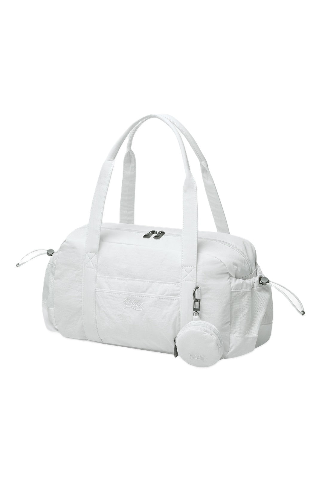 HDEX Glossy Pouch Duffle Bag White