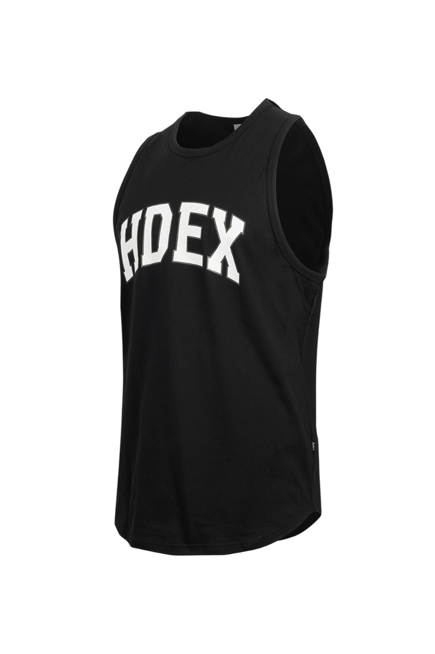 HDEX Baju Korea Olahraga Arch Logo Sleeveless Shirt Orange Pria Fitness