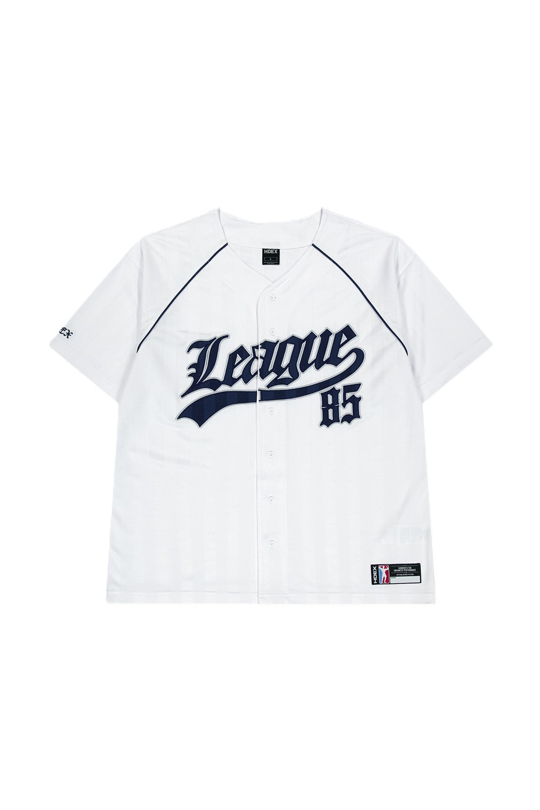 HDEX League 85 Baseball Jersey White
