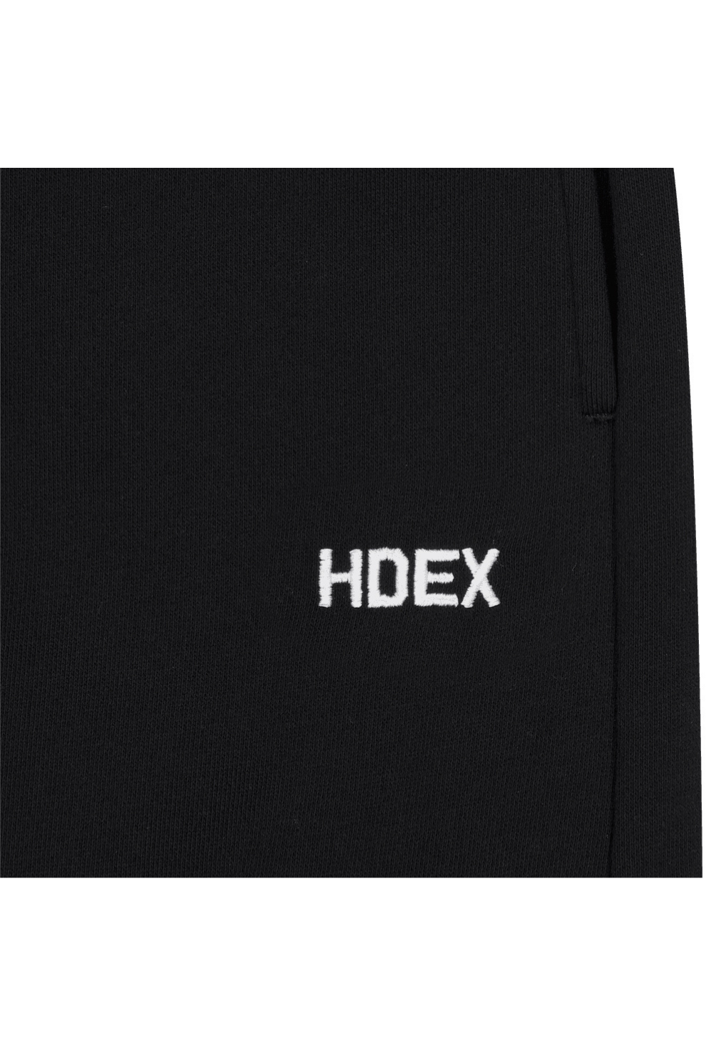 HDEX Celana Korea Olahraga EZ Cargo Bermuda Sweat Shorts Black Pria Fitness