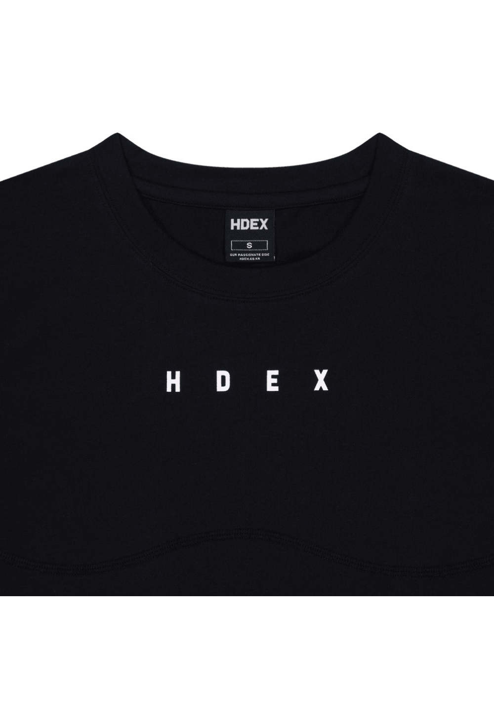 HDEX Baju Korea Olahraga Mild Roll-Up Crop Sleeveless Black Wanita Fitness