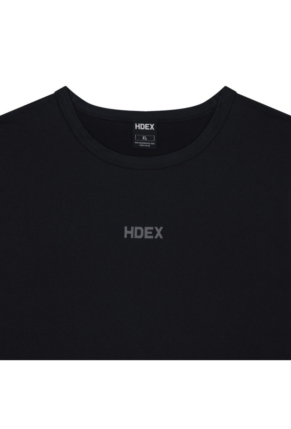 HDEX Baju Korea Olahraga Air Dry Short Sleeveless Black Pria Fitness
