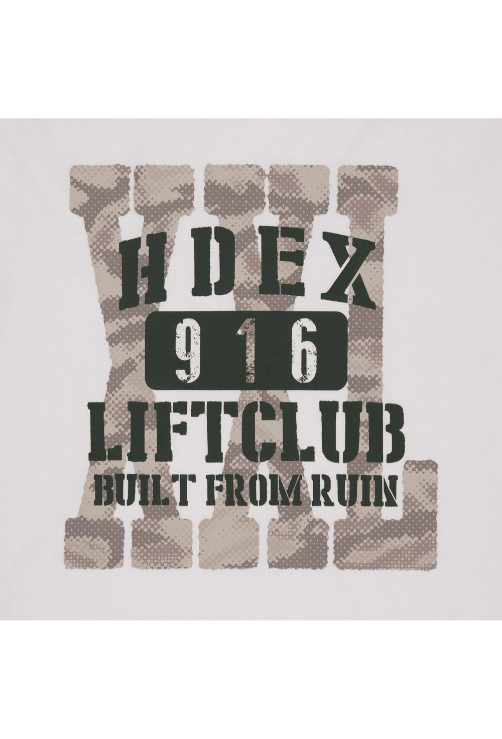 HDEX Baju Korea Olahraga Lift Cap Damage Sleeveless White Pria Fitness