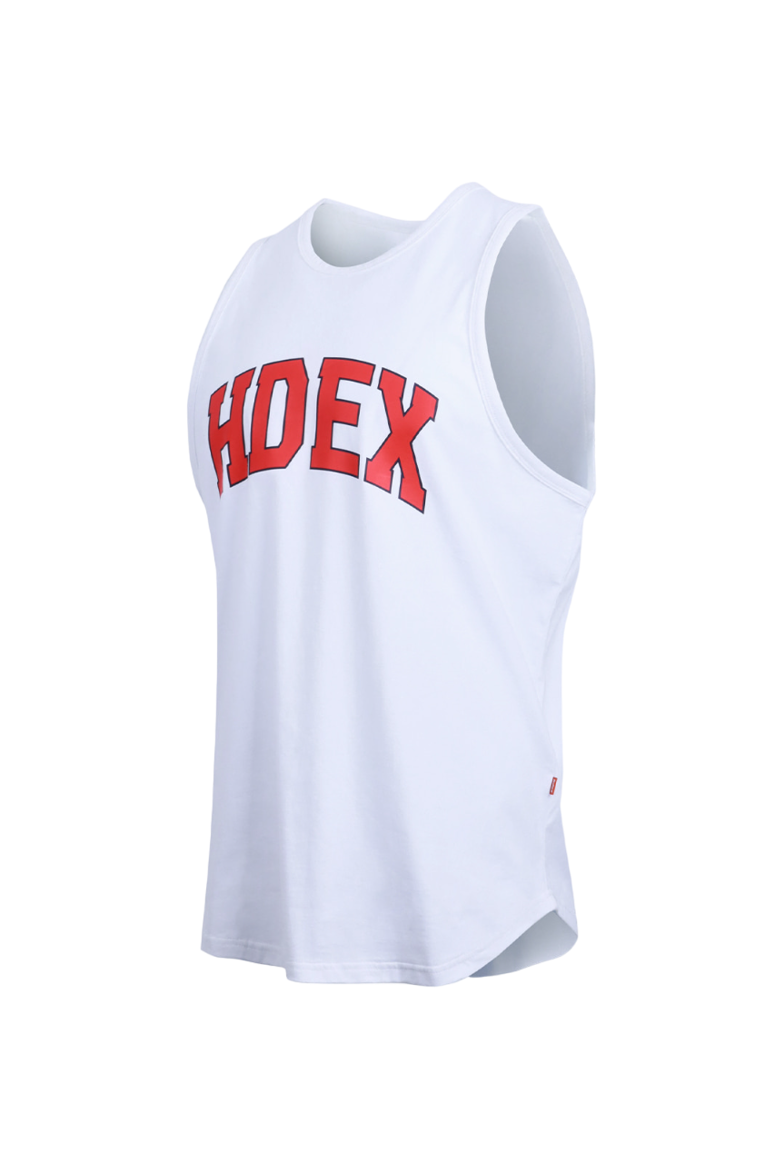 HDEX Baju Korea Olahraga Arch Logo Sleeveless Shirt Black Pria Fitness