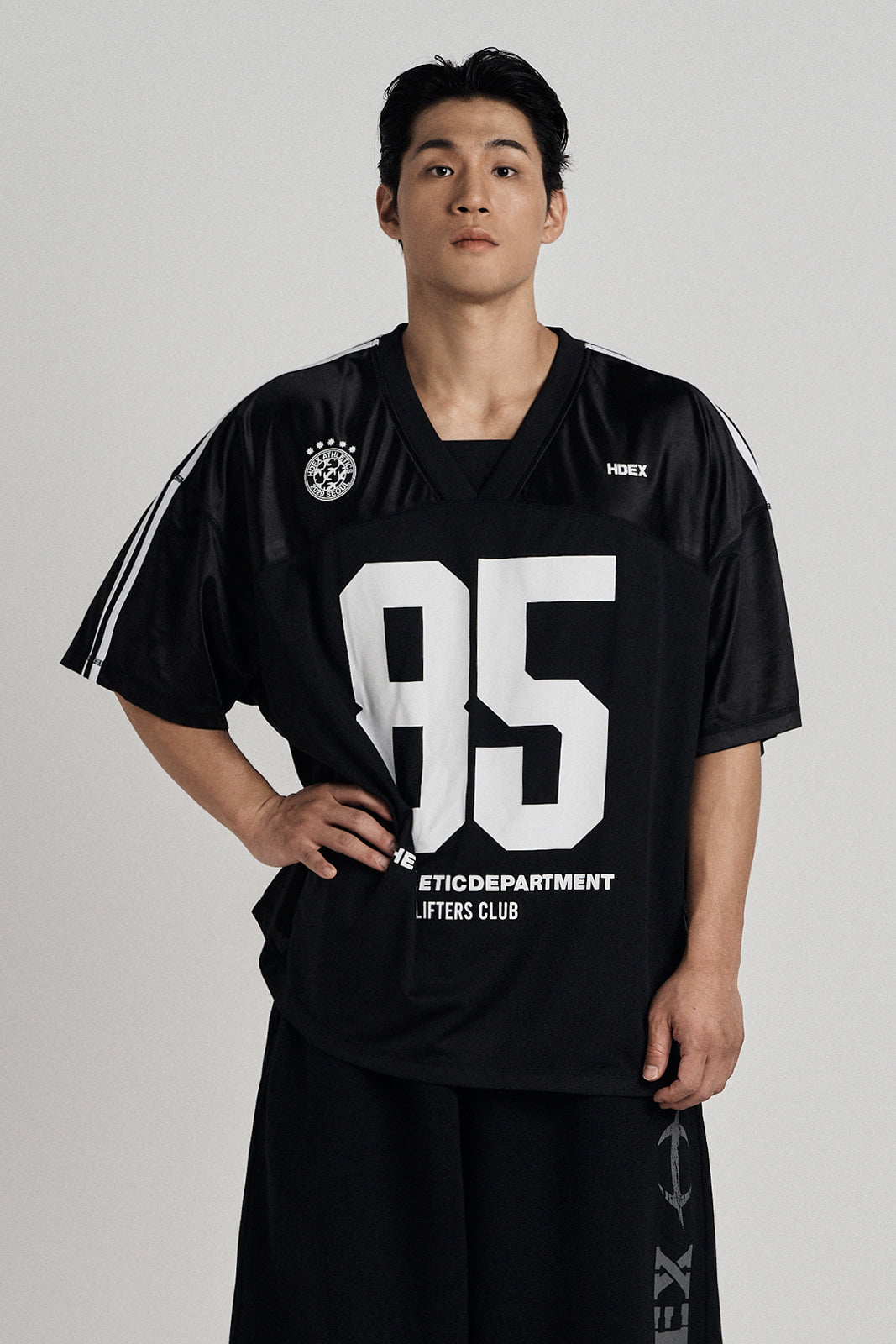 HDEX Mixed Mesh Lifters Short Sleeve Black