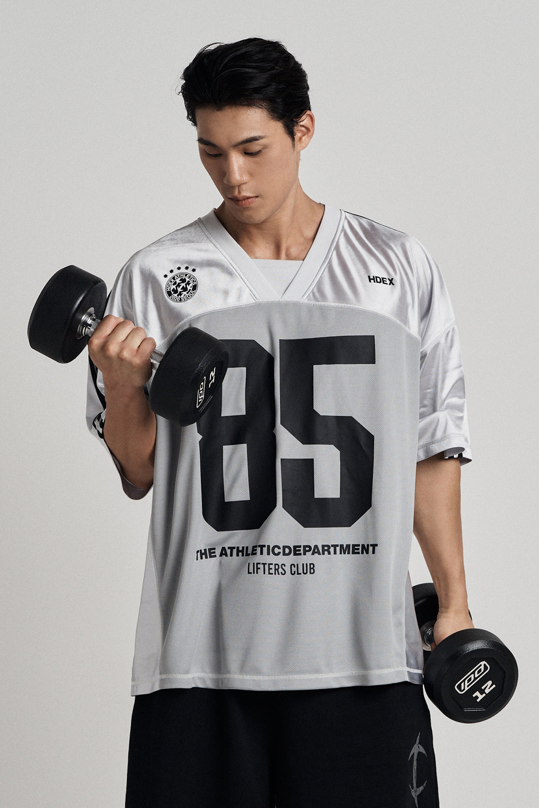 HDEX Mixed Mesh Lifters Short Sleeve Silver
