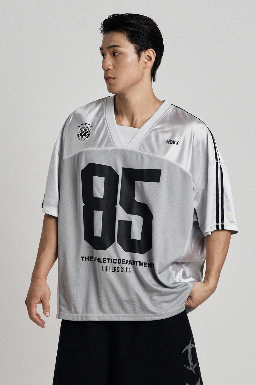 HDEX Mixed Mesh Lifters Short Sleeve Silver