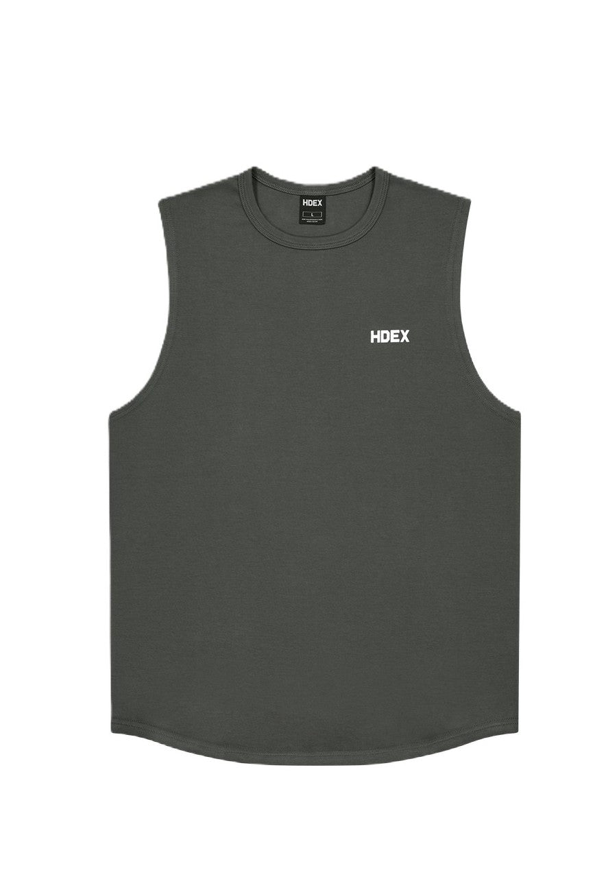 HDEX Main Small Logo Sleeveless White