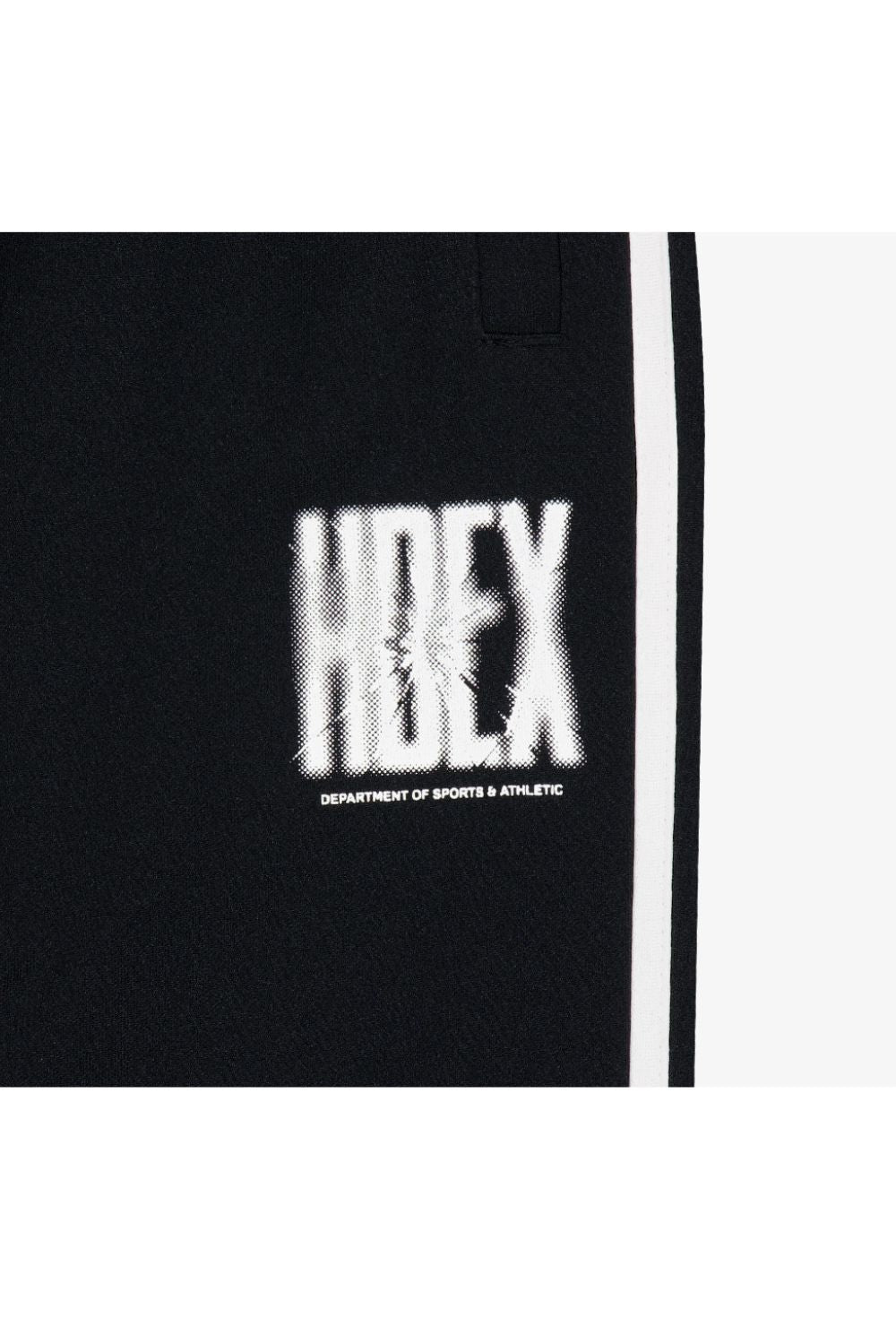 HDEX Celana Korea Olahraga Crack Printed Track Pants Black Pria Fitness