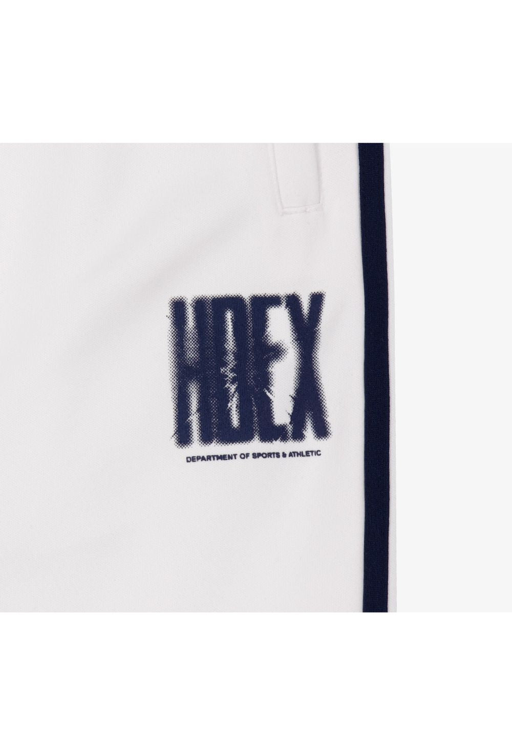 HDEX Celana Korea Olahraga Crack Printed Track Pants White Pria Fitness