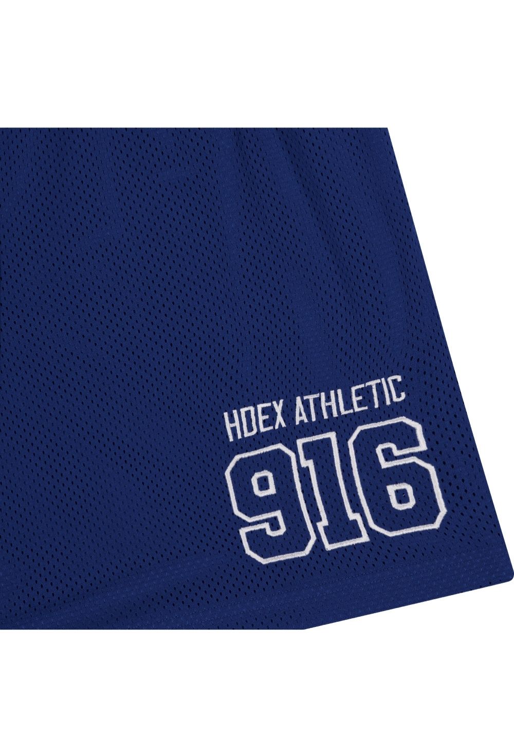 HDEX Celana Korea Olahraga 916 Solid Mesh Shorts Blue Pria Fitness