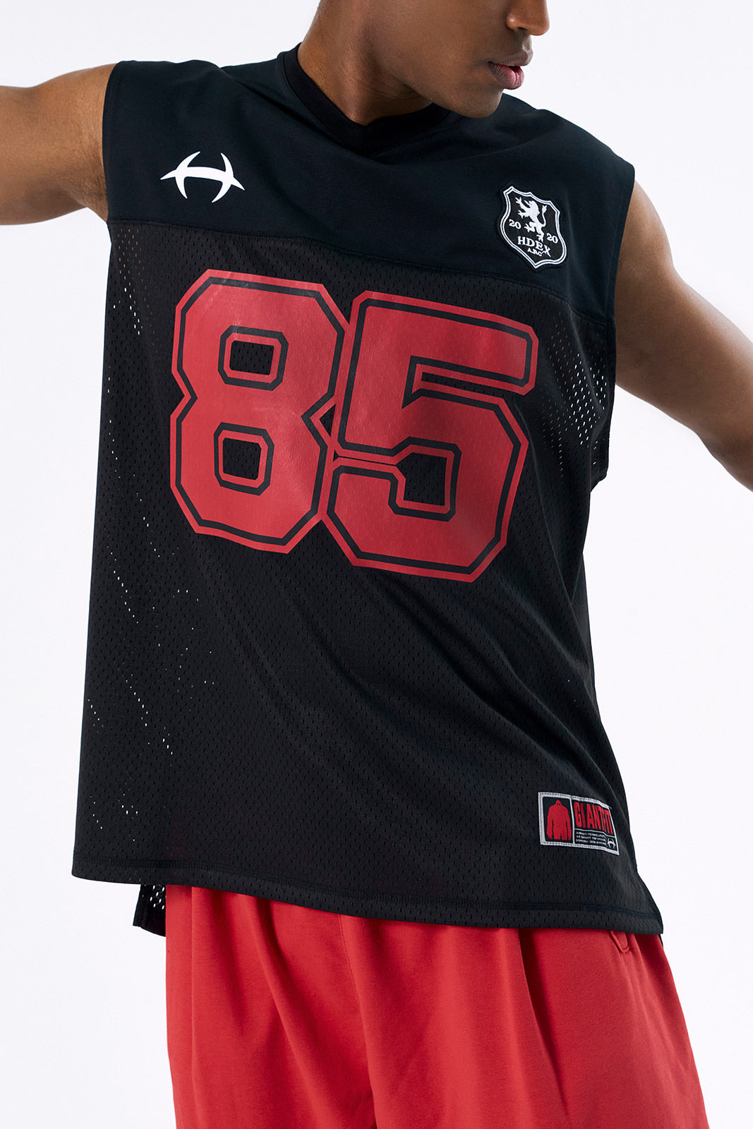HDEX Mesh Football Sleeveless Black
