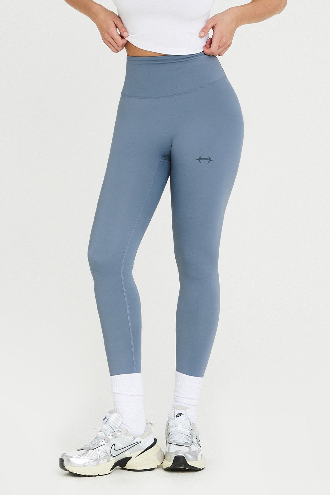 HDEX Womens Support Leggings Dust Blue