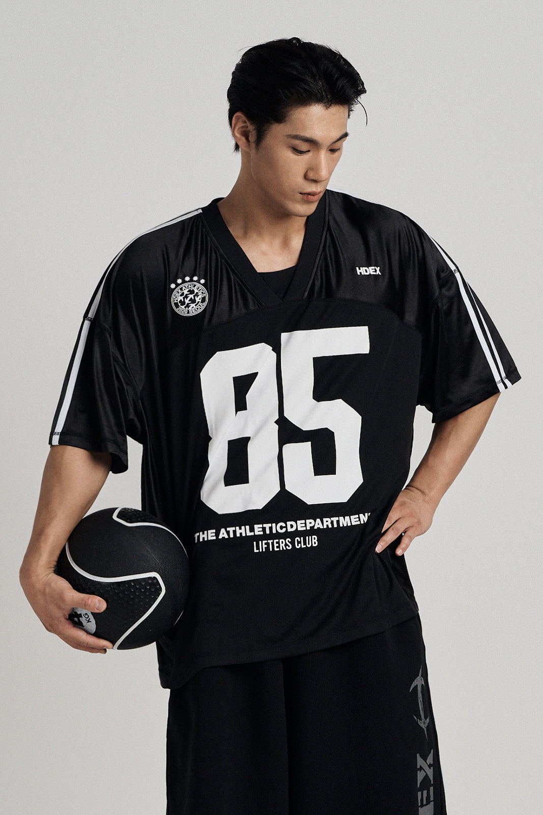 HDEX Mixed Mesh Lifters Short Sleeve Black