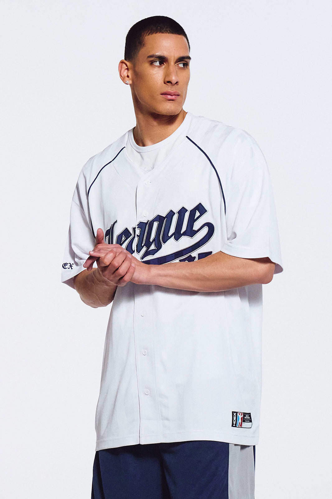 HDEX League 85 Baseball Jersey White
