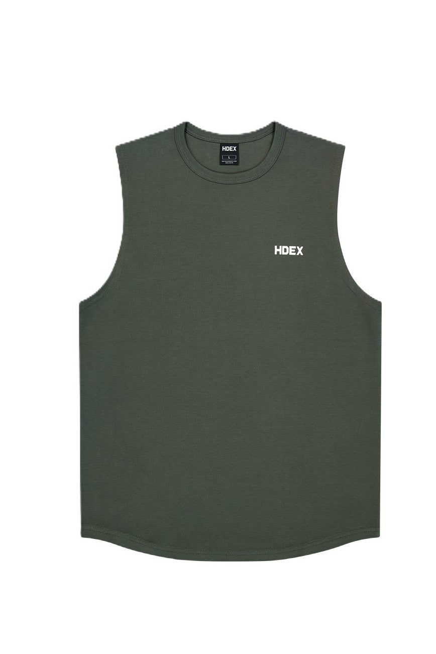 HDEX Main Small Logo Sleeveless White