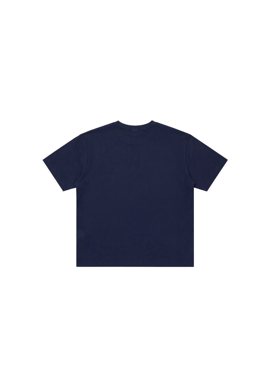 HDEX Baju Korea Olahraga Core Small Logo Giant Fit Short Sleeve Navy Pria Fitness