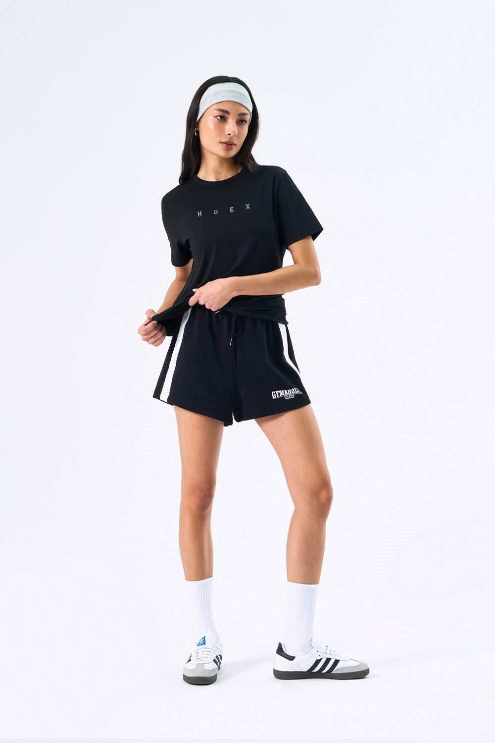 HDEX Womens Mond Standard Fit Short Sleeve Black