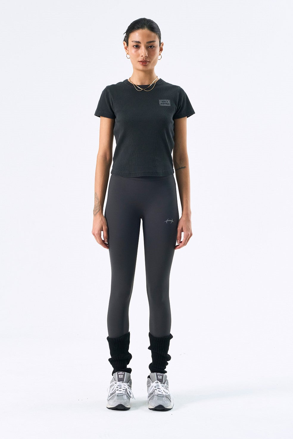 HDEX Womens Support Leggings Deep Gray