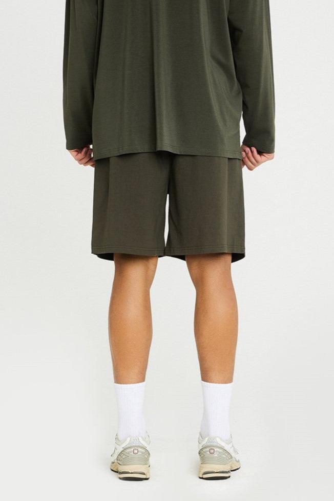 HDEX Varsity Comfortable Shorts Khaki