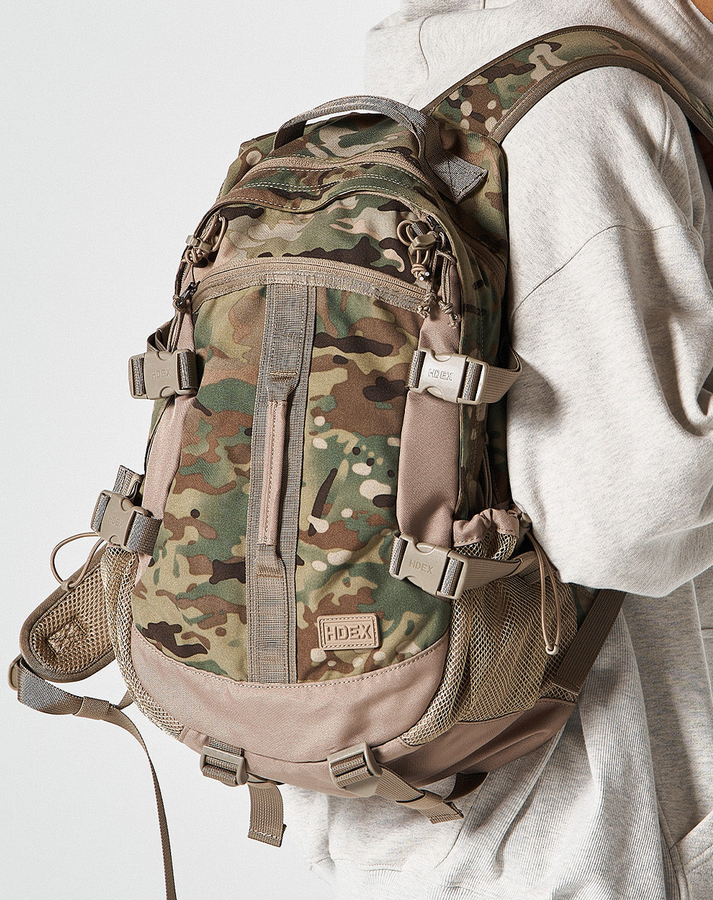 HDEX Tas Korea Olahraga Delta String Backpack 28L Khaki Camo Pria Fitness