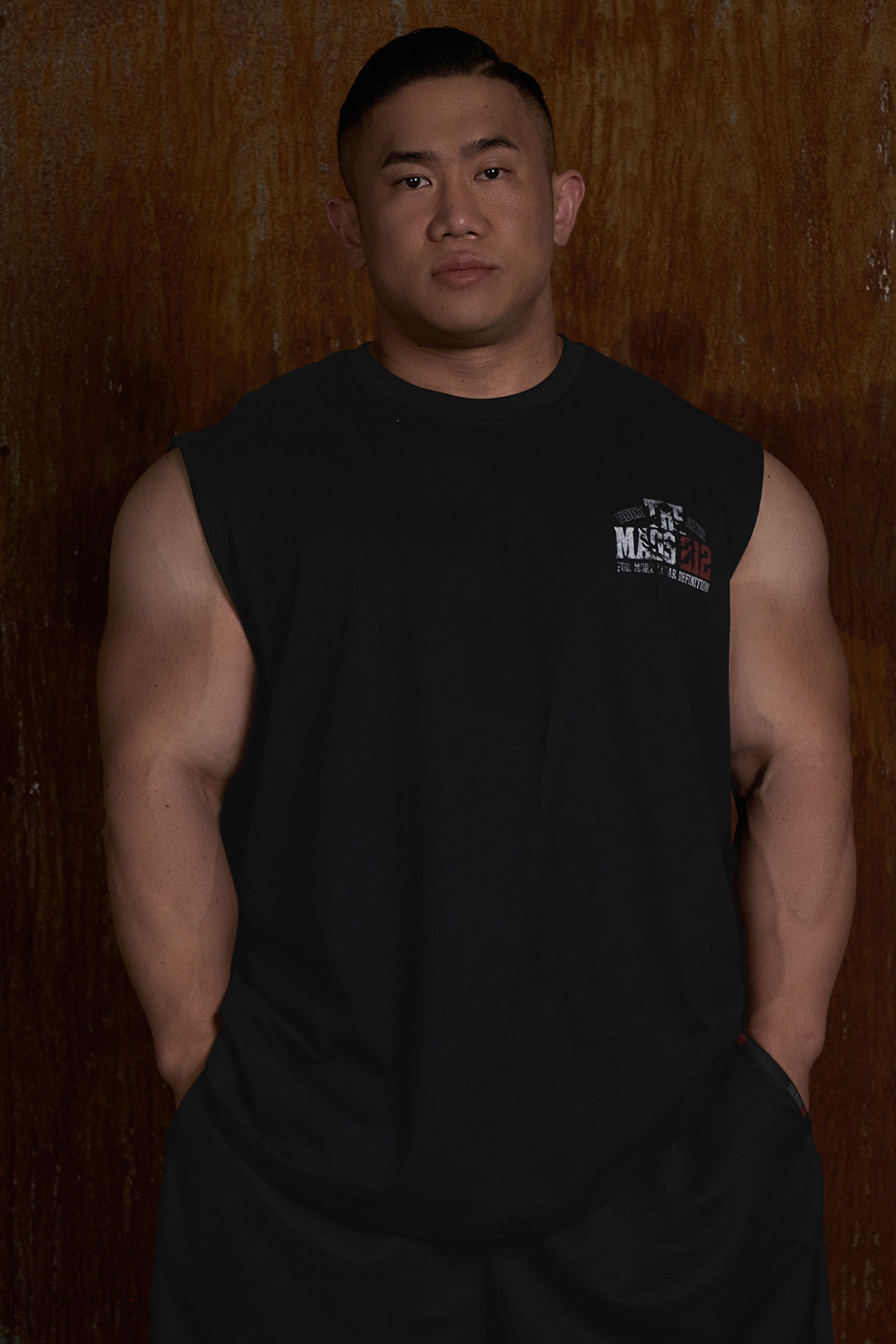 HDEX The Mass 212 Giant Fit Print Sleeveless Black