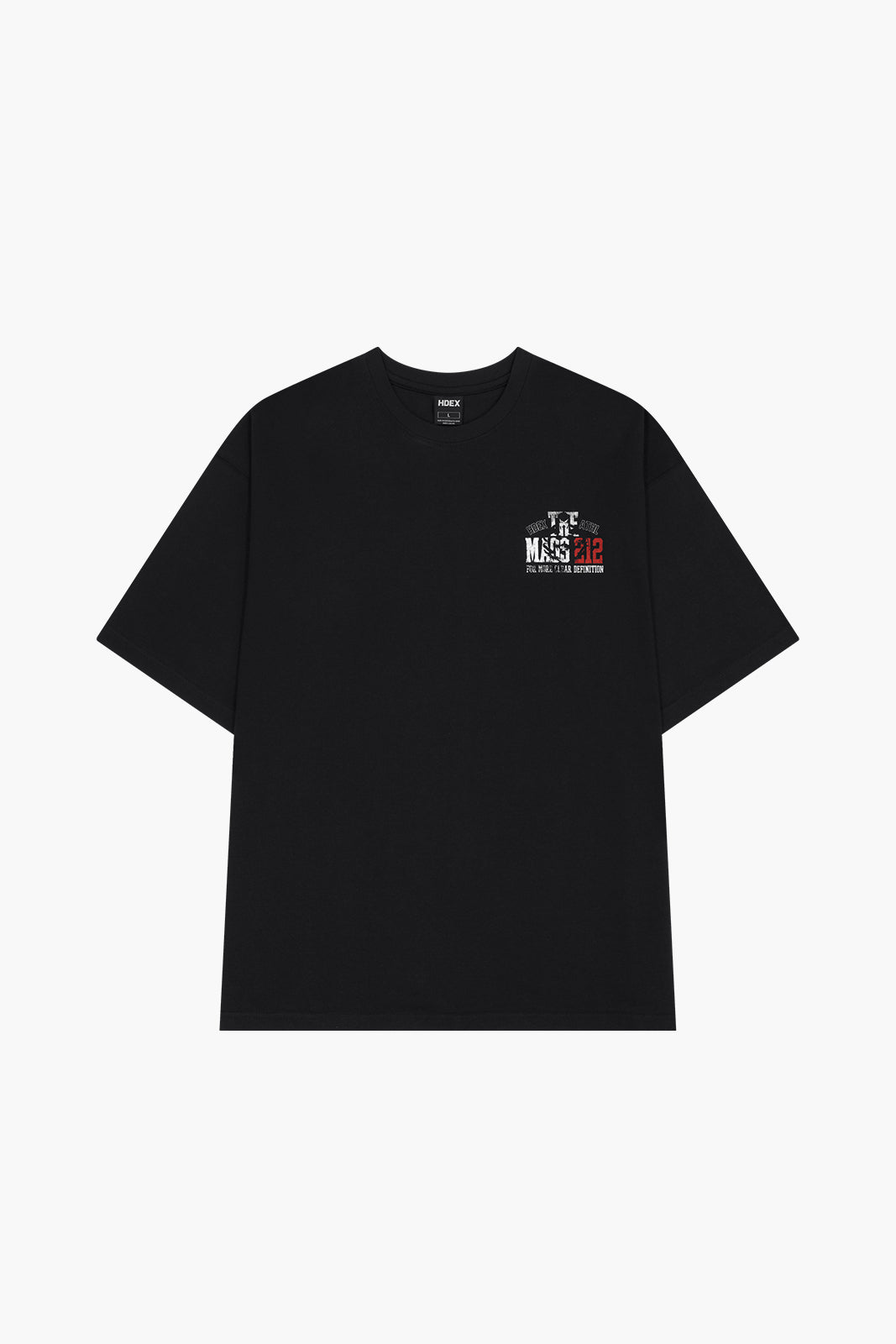 HDEX The Mass 212 Giant Fit Print Short Sleeve Black