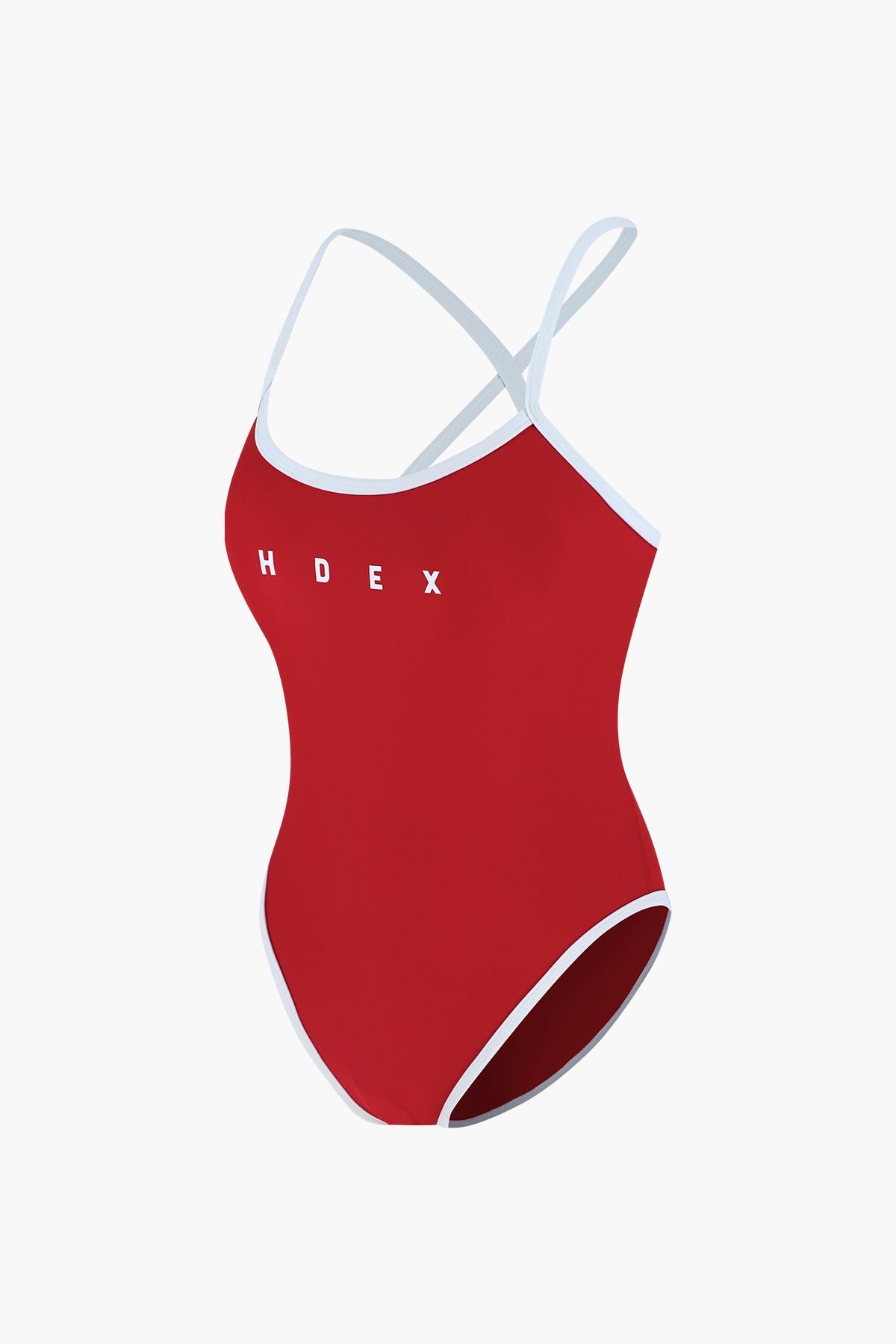 HDEX Mond Back String Monokini Cobalt Red