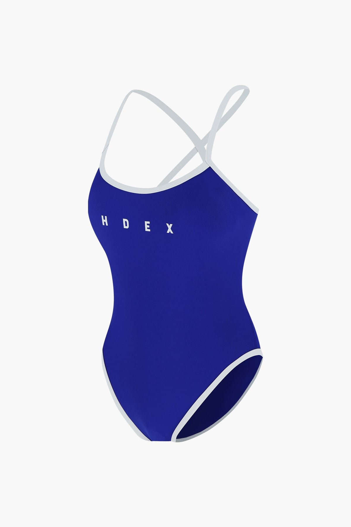 HDEX Mond Back String Monokini Cobalt Blue