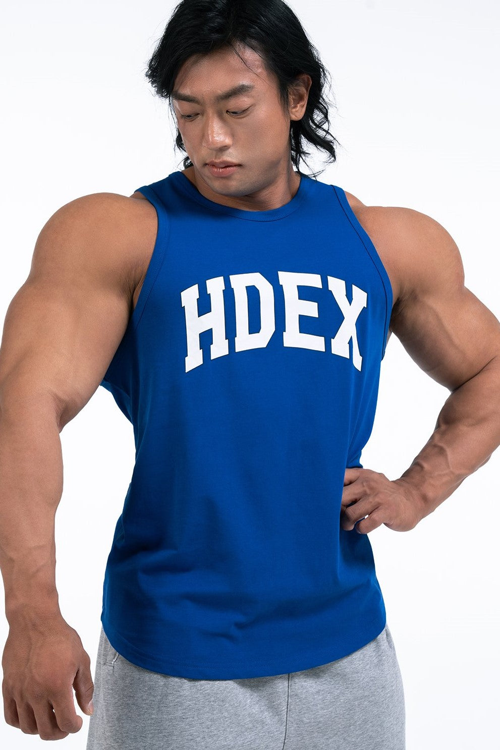 HDEX Arch Logo Sleeveless Shirt Cobalt Blue