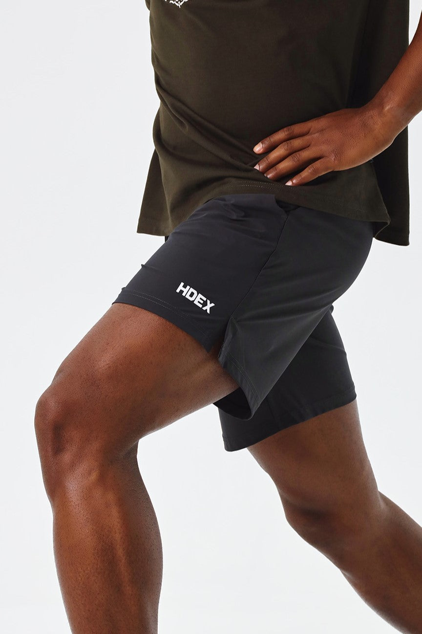 HDEX Main Logo Active Shorts Charcoal