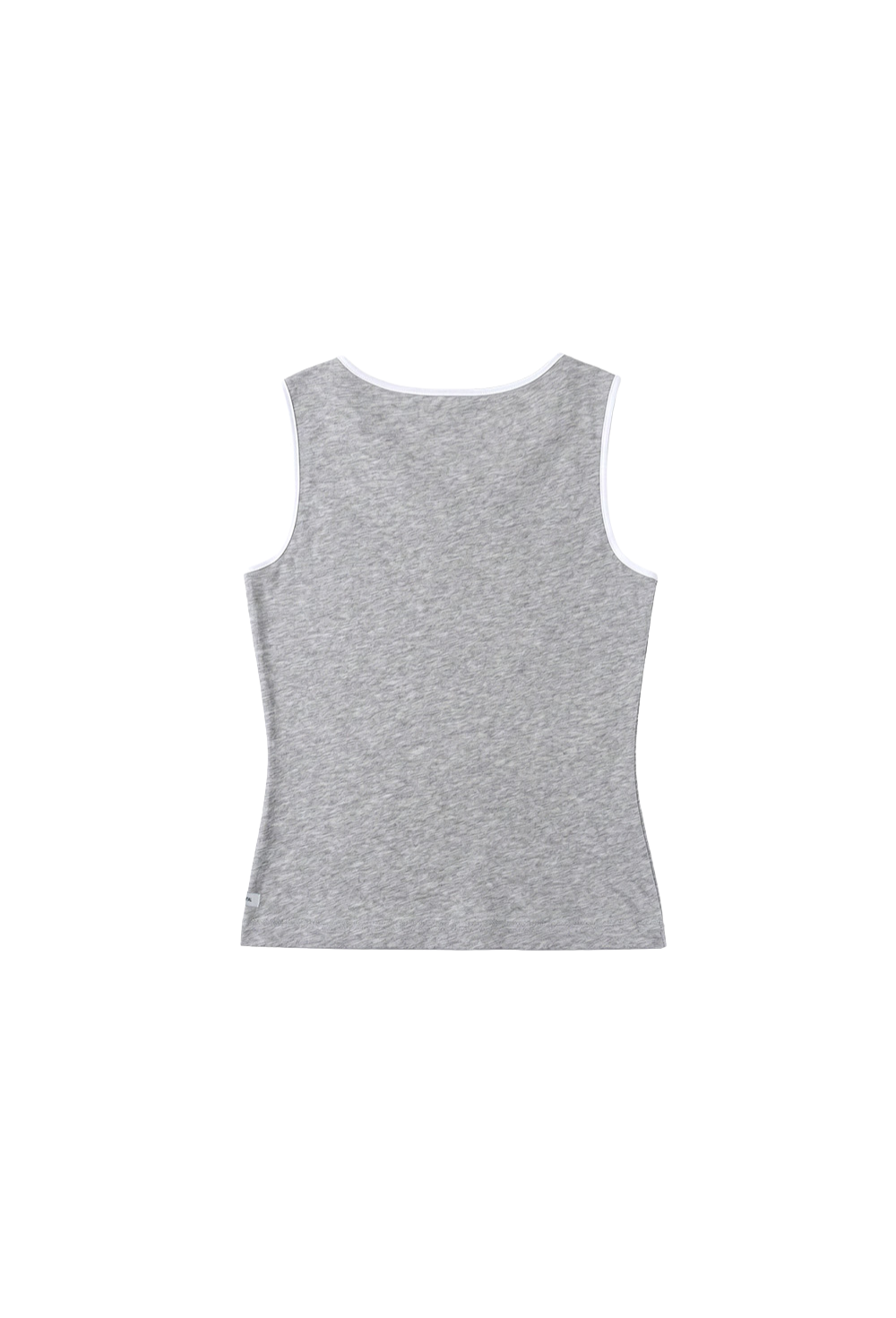 HDEX Baju Korea Olahraga Essential Double Layer Sleeveless W Melange Gray Wanita Fitness