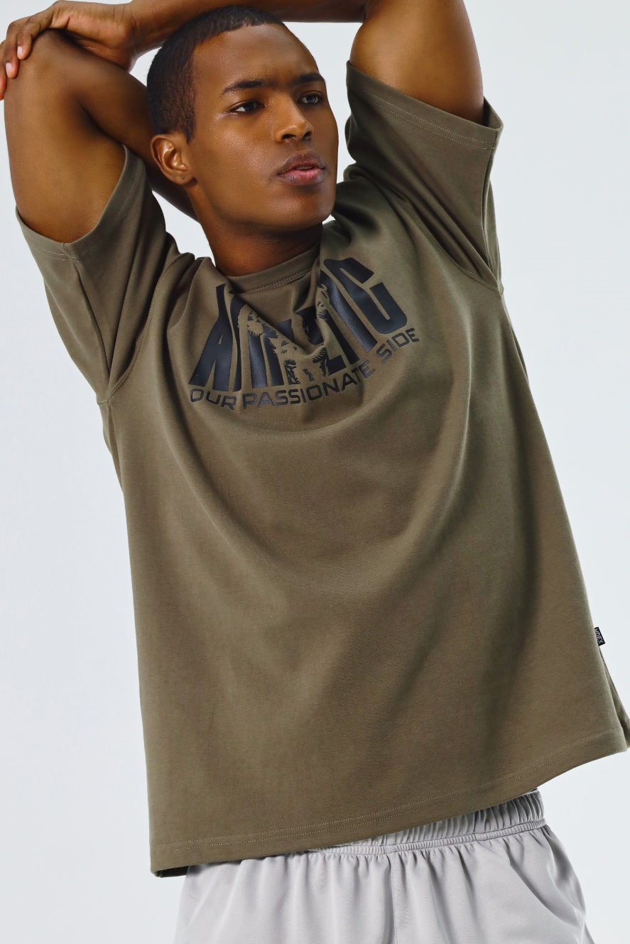 HDEX Athletic Over Fit Short Sleeve Khaki