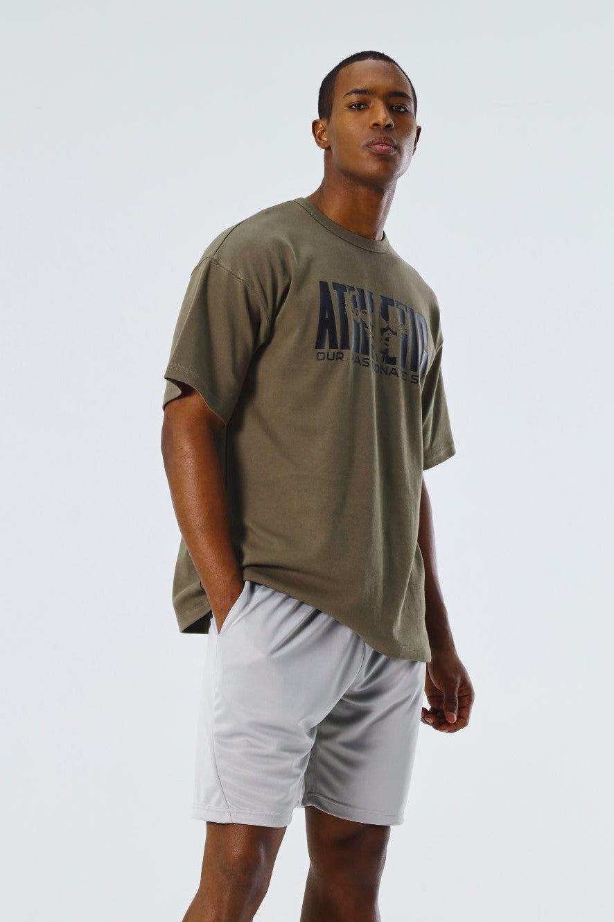 HDEX Athletic Over Fit Short Sleeve Khaki
