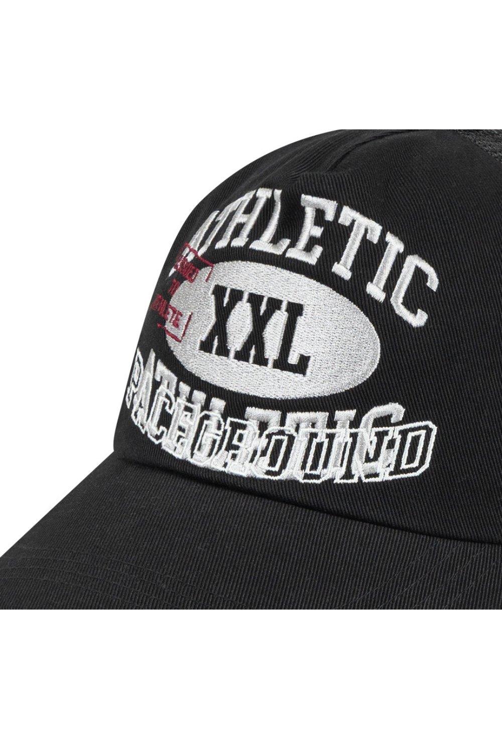 HDEX Topi Korea Olahraga Reverse Double Layer Trucker Cap Black Pria Fitness