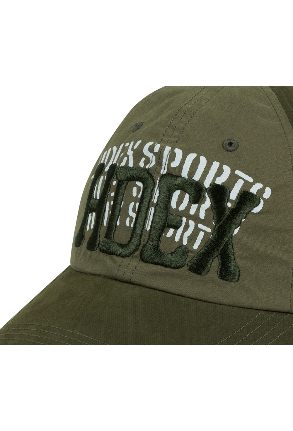 HDEX Topi Korea Olahraga Core Volume Layer Ball Cap Khaki Pria Wanita Fitness