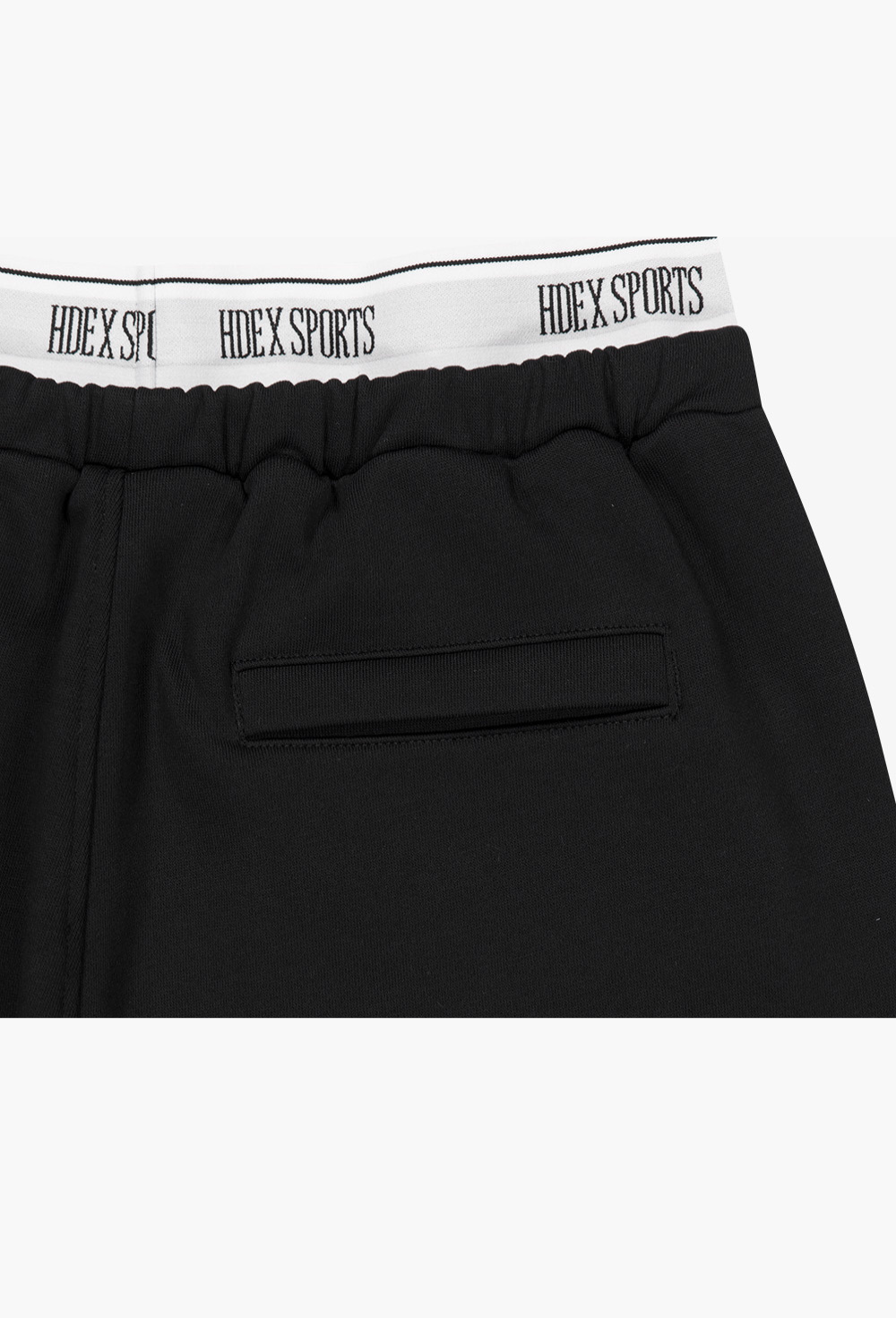 HDEX Celana Korea Olahraga Banding Retreat Double Layer Sweat Pants Black