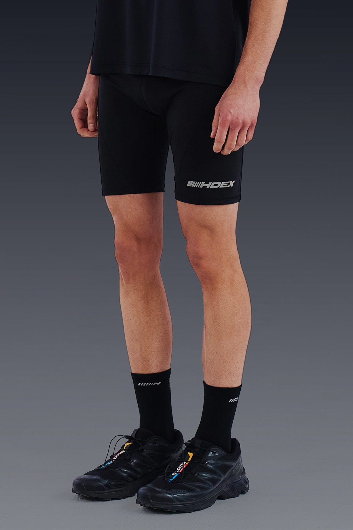 HDEX Celana Korea Olahraga Assist 4.0 Leggings Black Pria Fitness