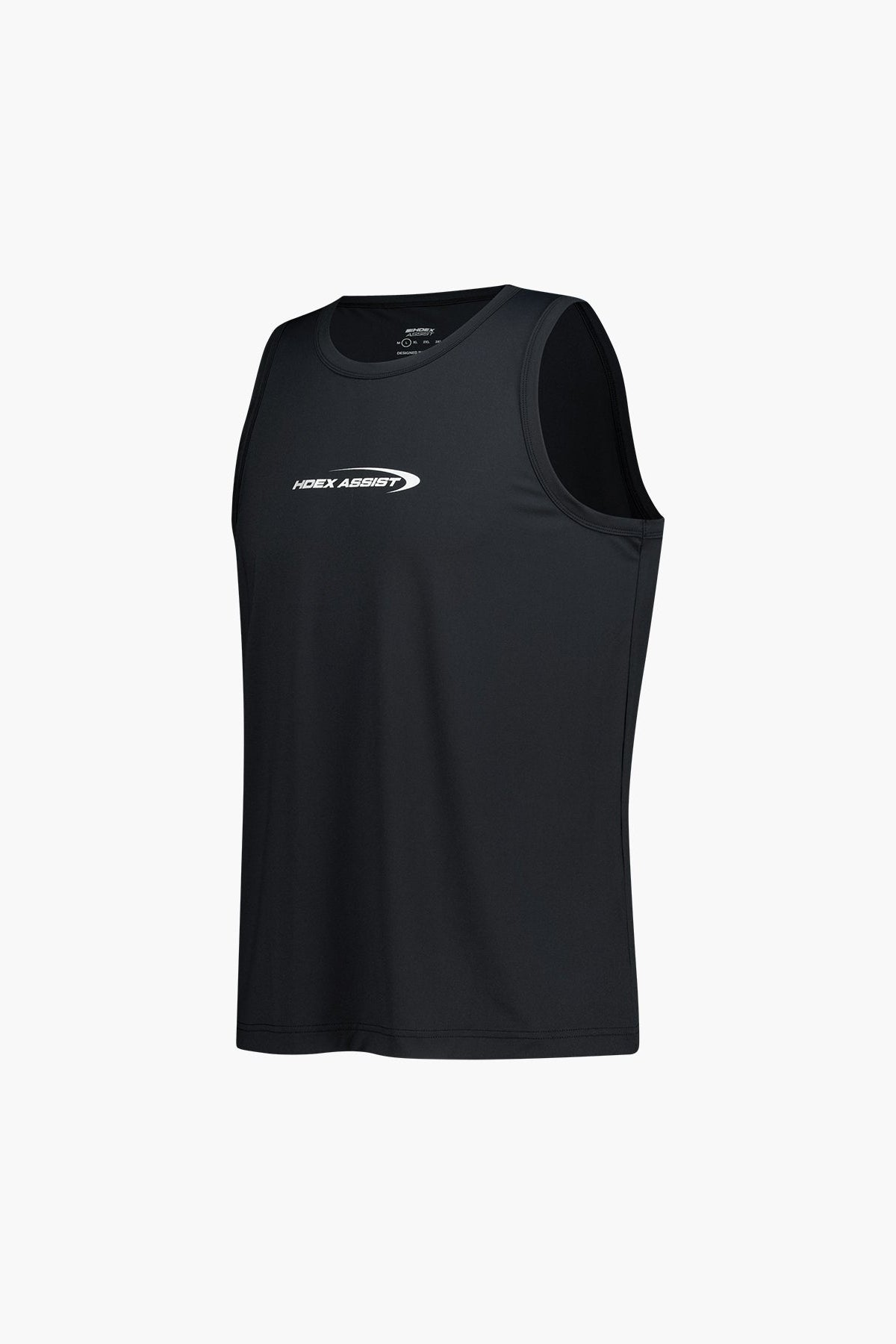 HDEX Baju Korea Olahraga Assist Core Sleeveless Black Pria Fitness